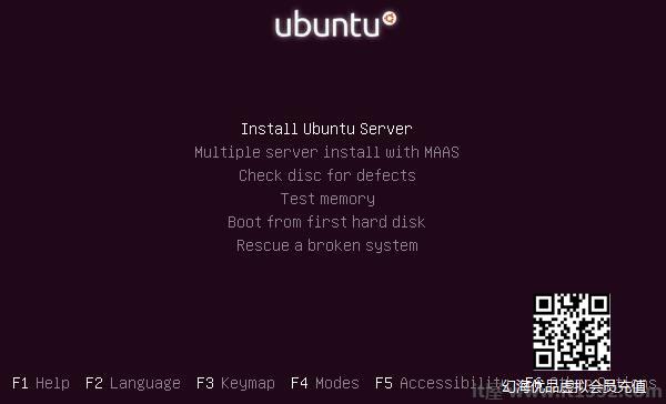 选择安装选项Ubuntu