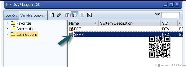 登录到SAP SRM系统