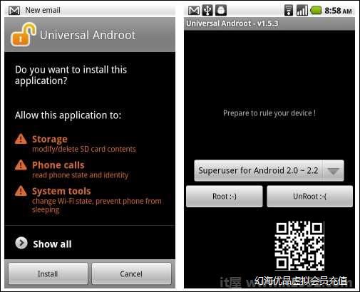 Universal Androot