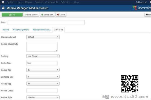 Joomla Search Module