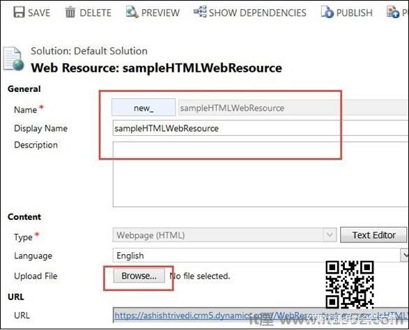 HTML Web Resource Step 3