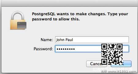 postgresql Password on Mac