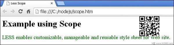 Less Scope