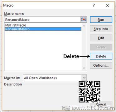 Deleting Macro