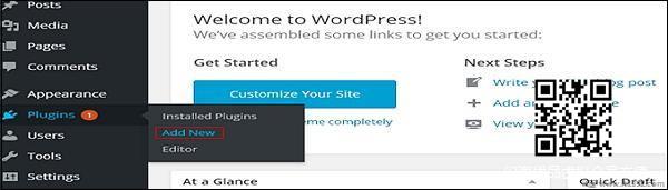 wordPress install plugins