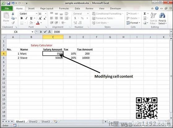 Modify Cell Content