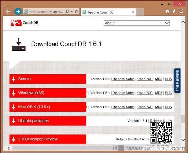 CouchDB Download Links Formats