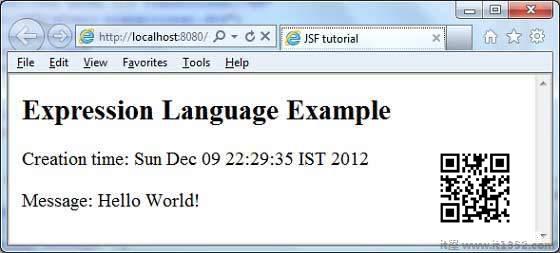 JSF表达式语言结果
