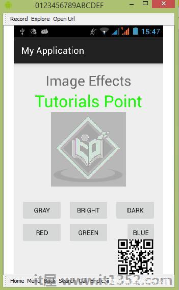 Anroid Image Effects Tutorial