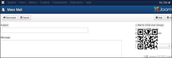 Joomla Mass Emailing