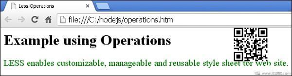 Less operations