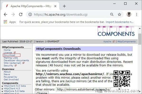 HttpComponents Downloads