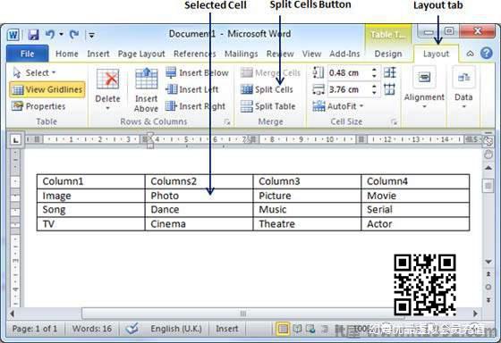 Selected Cell