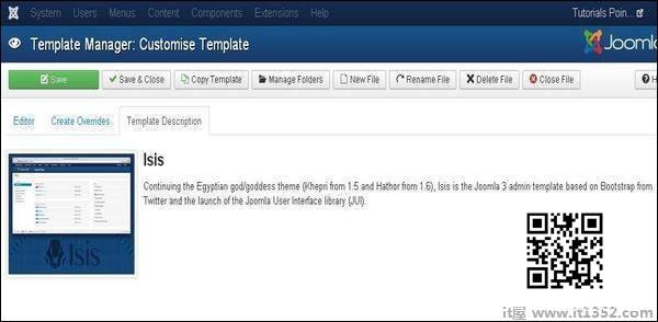 joomla Template Manager