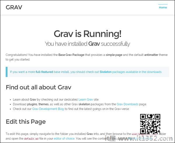 Grav Installation