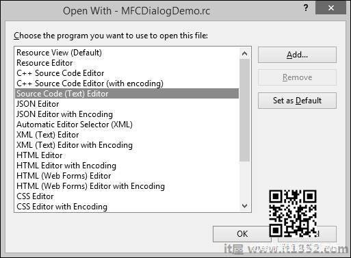 Open With MFCDialogDemo File