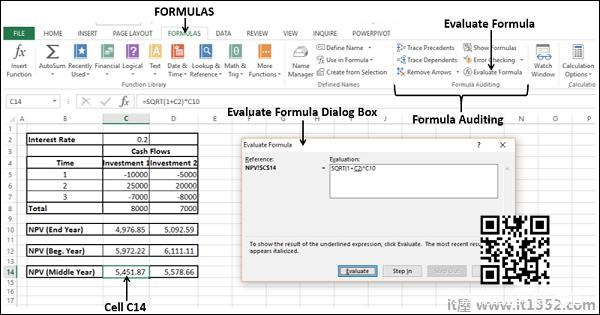 Evaluating Formula