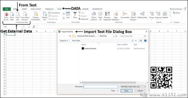 Importing Data from Text File