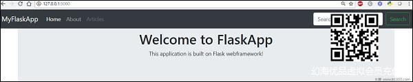 Welcome Flask