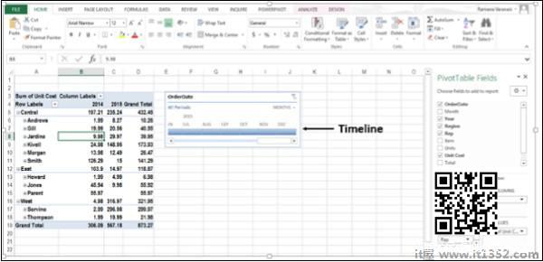 Timeline PivotTable